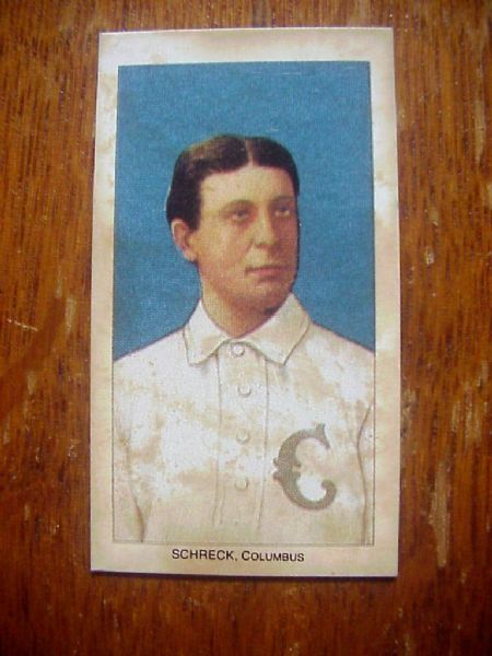1909 Schreck T206 Tobacco Card