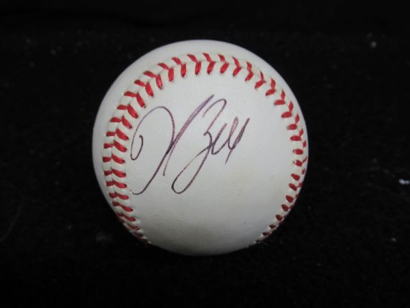 Derek Bell Autographed OAL Baseball 