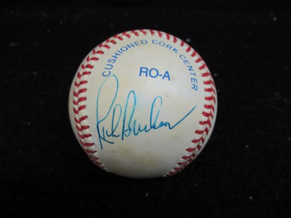 Rick Burleson (Red Sox) Autographed OAL Baseball