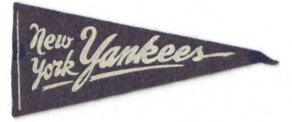 C. Late 1930's New York Yankees BF3 Smaller Size Pennant - #2