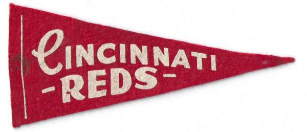 C. Late 1930's Cincinnati Reds BF3 Smaller Size Pennant