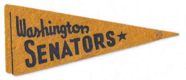 C. Late Washington Senators BF3 Smaller Size Pennant - #2