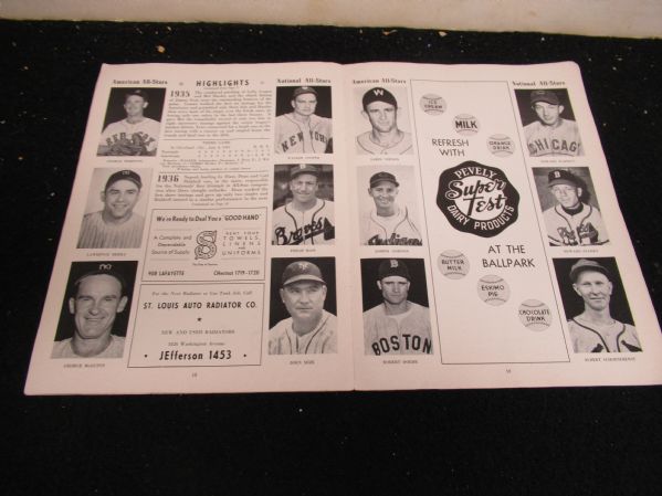 1948 MLB All-Star Game Official Program at St. Louis - #1