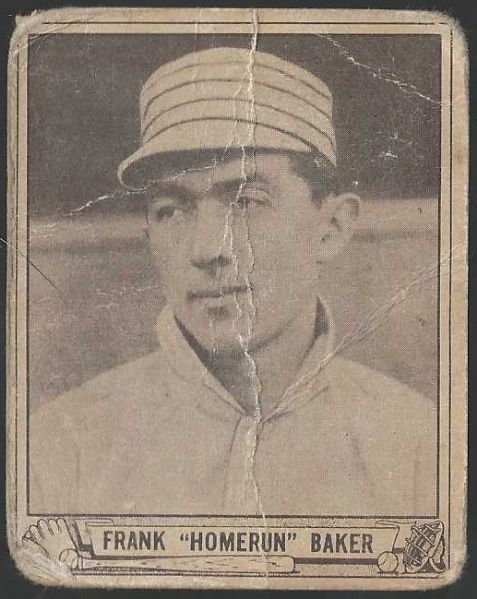 1940 Frank Home Run Baker Play Ball Baseball Card
