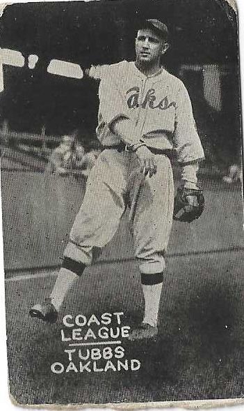 1931 Frank Tubbs (PCL) Zee Nut Baseball Card