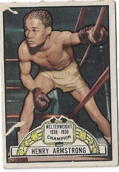 1951 Henry Armstrong Topps Ringside Boxing Card 