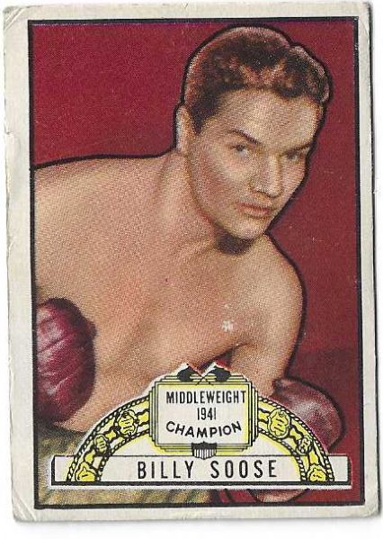 1951 Billy Soose Topps Ringside Boxing Card