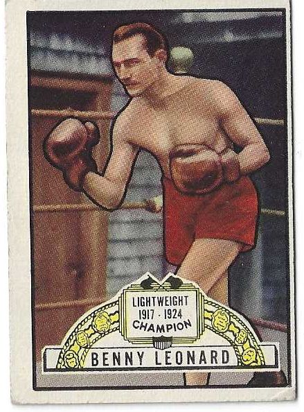 1951 Benny Leonard Topps Ringside Boxing Card