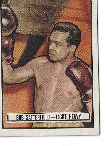 1951 Bob Satterfield Topps Ringside Boxing Card 