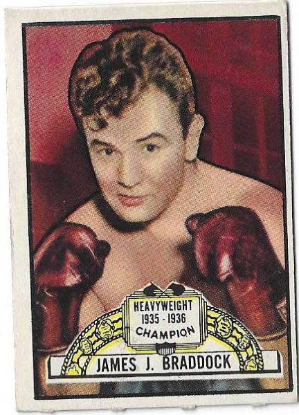 1951 James Braddock Topps Ringside Boxing Card