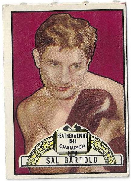 1951 Sal Bartolo Topps Ringside Boxing Card 