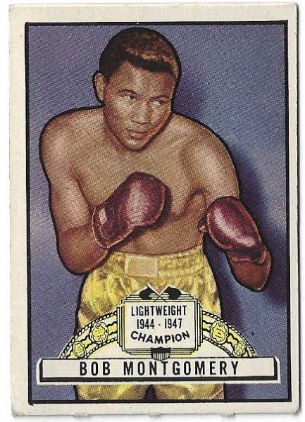 1951 Bob Montgomery Topps Ringside Boxing Card 