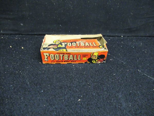1959 Topps Football Cards Empty Wax Display Box