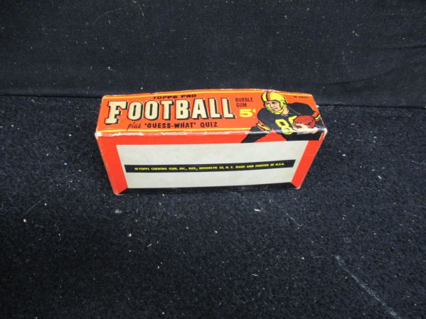 1959 Topps Football Cards Empty Wax Display Box