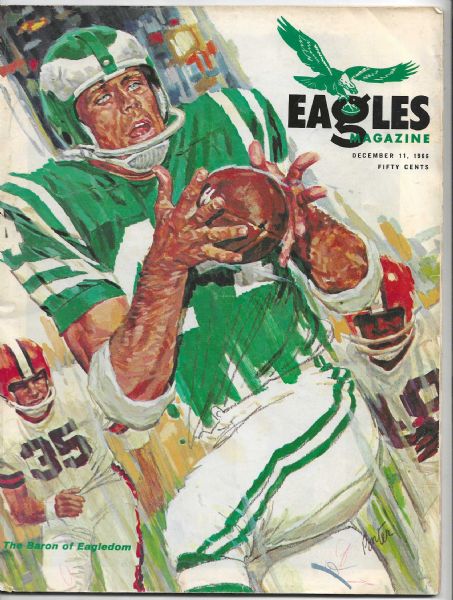 1966 Philadelphia Eagles (NFL) Pro Football Program