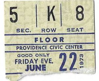 1973 Quicksilver, Andy Pratt & James Montgomery Rock Concert Ticket Stub # 1