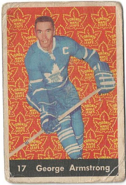 1961 - 62 George Armstrong Parkhurst Hockey Card