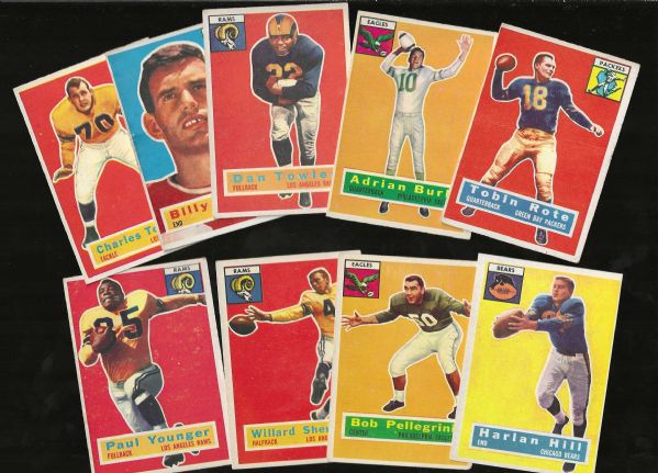 1956 Topps Football Card Lot of (9)