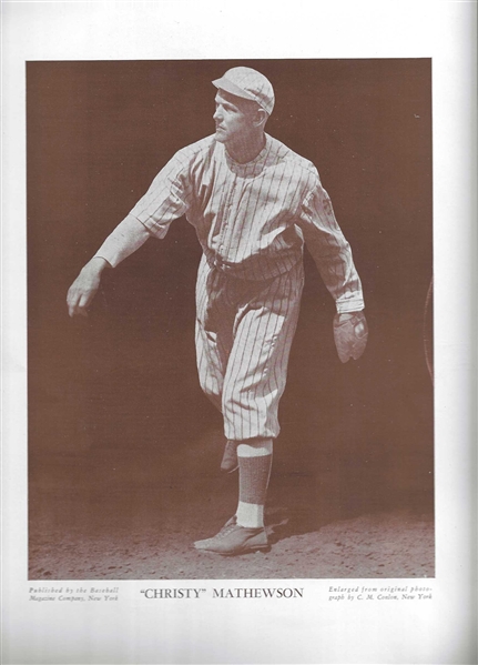 Christy Mathewson (HOF) Baseball Magazine Supplemental