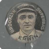 1911 Sweet Caporal Pin - Erwin (Brooklyn Superbas) 