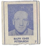1948 Blue Tint                       Ralph Kiner (HOF) Baseball Card