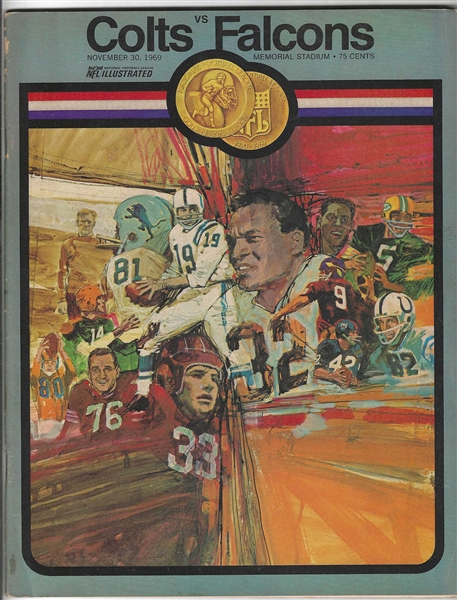 1969 Baltimore Colts (NFL) vs. Atlanta Falcons Official Program