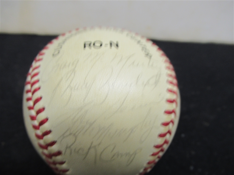C. 1981 - 82 Atlanta Braves ONL - Charles Chub Feeney President Team Autographed Baseball 