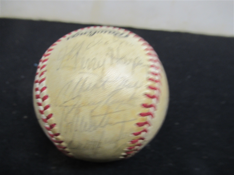 C. 1982 - 83 Atlanta Braves ONL - Charles Chub Feeney President Team Autographed Baseball 