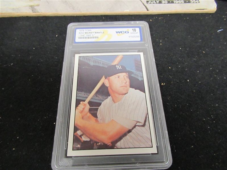 Mickey Mantle Lot of (4) Items