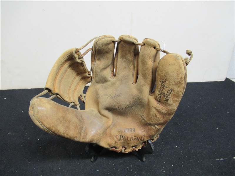 C. Late 1950's - Jack Sanford - Spalding 1099 Model Baseball Glove