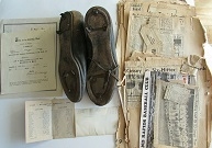 1940's Albert Kinsey (Des Moines  Cubs) Game Used Cleats