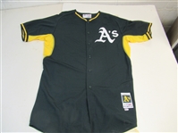 C. 2000s Oakland Athletics (MLB) Official Team Issued Batting Practice Jersey 