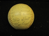 1960s Philadelphia Phillies (NL) Autographed Baseball With (28) Signatures