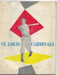 1954 St. Louis Cardinals (MLB) Official Team Yearbook 