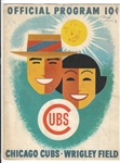1956 Chicago Cubs vs. St. Louis Cardinals Official Program at Wrigley Field