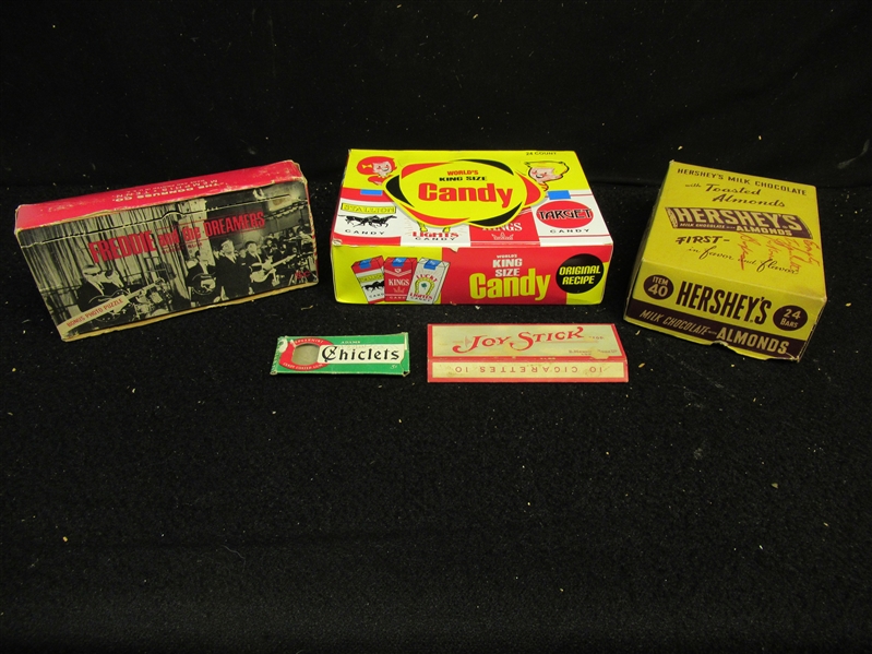 1950's - 2000's Lot of (5) Non-Sport Empty Display Boxes