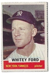 1962 Whitey Ford (HOF) Hand Cut Bazooka Baseball Card