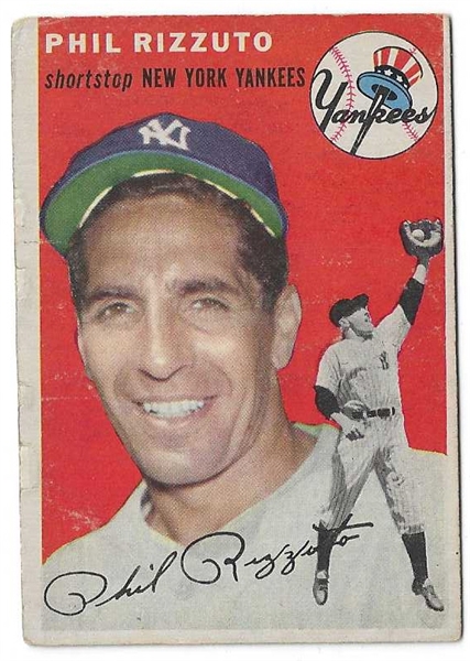 1954 Phil Rizzuto (HOF) Topps Baseball Card 