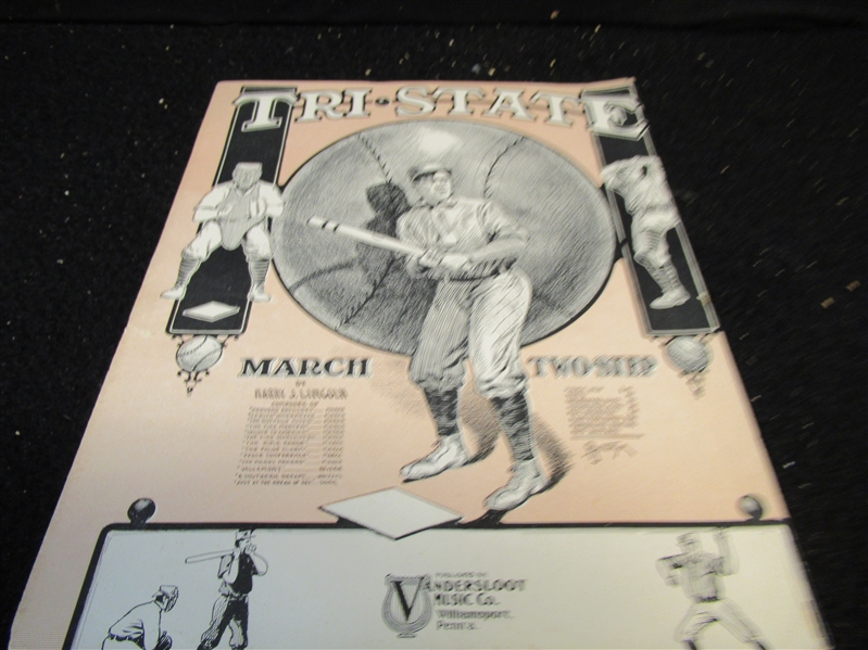 1906 Baseball Sheet Music - Vintage