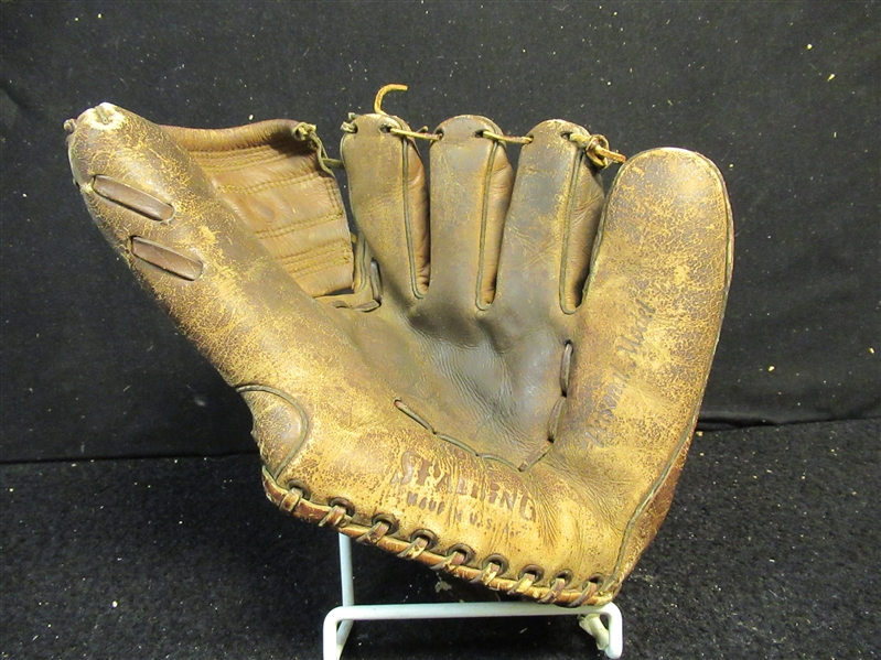 1950's Sal The Barber Maglie Spalding Model Baseball Glove 