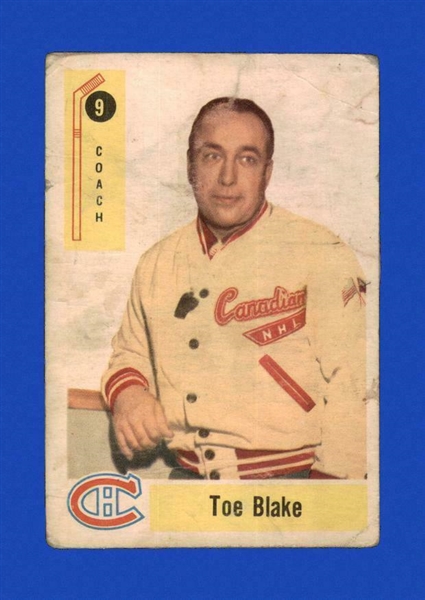 1958 - 59 Toe Blake - Parkhurst Hockey Card