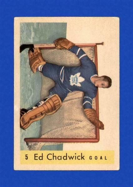 1959 - 60 Ed Chadwick - Parkhurst Hockey Card