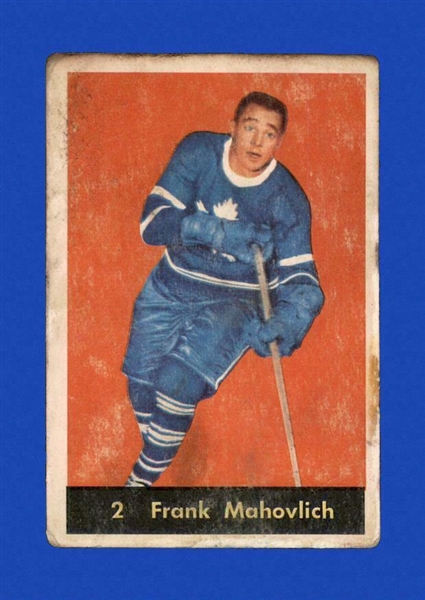 1960 - 61 Frank Mahovlich - Parkhurst Hockey Card