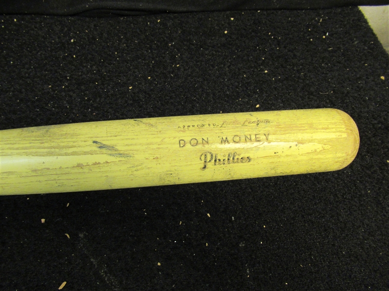 1970's Don Money (Phillies) Hillerich & Bradsby Louisville Slugger Bat