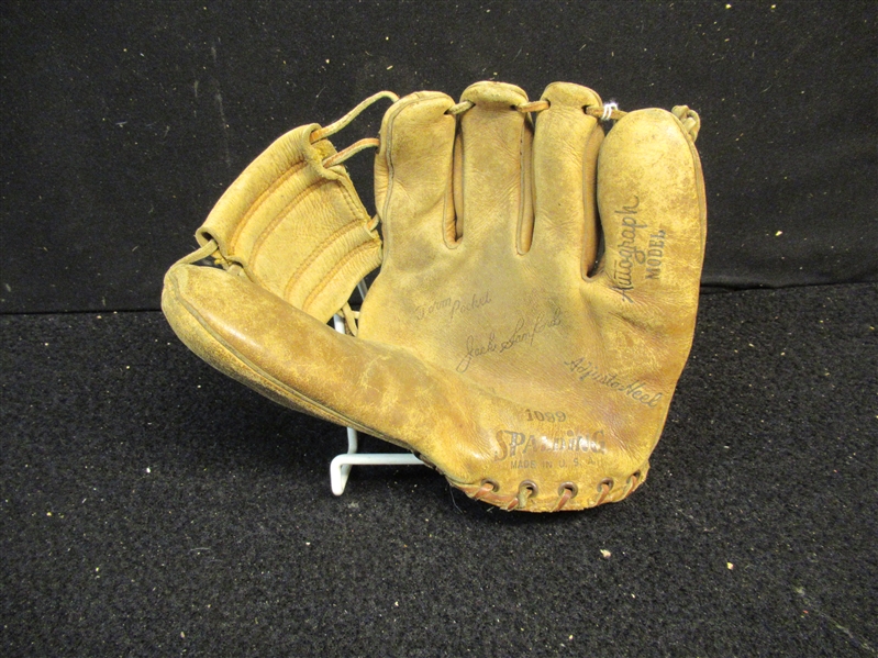 C. 1950's Jack Sanford (SF Giants) Spalding Baseball Glove 