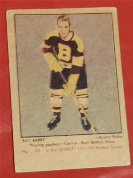 1951 Ray Barry - Parkhurst Hockey Card