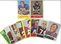 1964 - 1967 Philadelphia Gum Football Card Lot of (10)