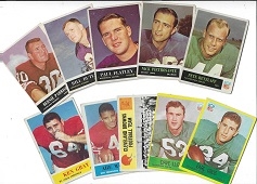 1964 - 1967 Philadelphia Gum Football Card Lot of (10)