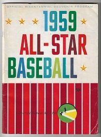 1959 MLB All-Star Game OfficiaL Program at Pittsburgh