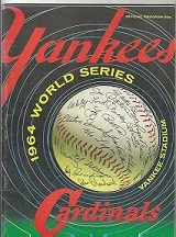 1964 World Series (NY Yankees vs. St. Louis Cardinals) World Series Program at NY